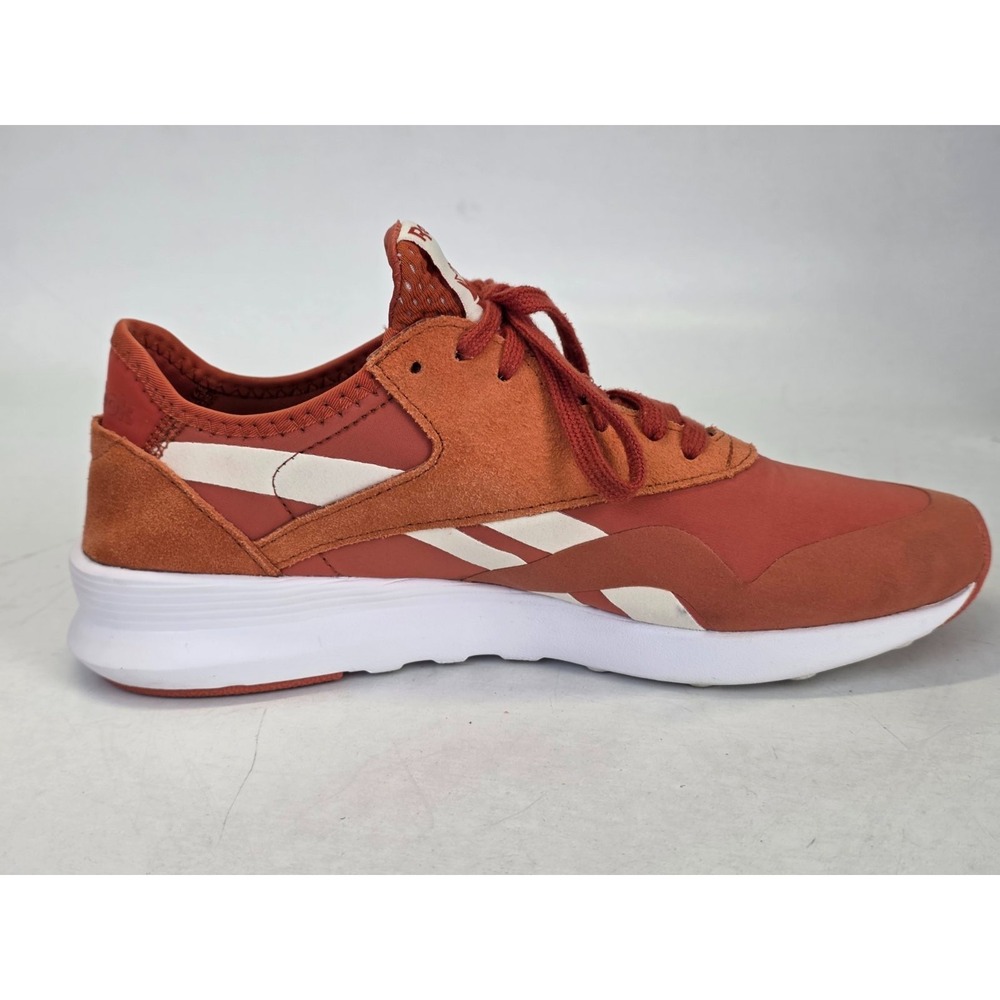 Reebok Womens Sneakers Size 8.5 Orange Classic Nylon Suede Walking Shoes CN5114 - Picture 5 of 14